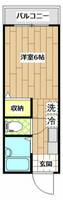 神奈川県川崎市高津区二子4(マンション)の賃貸物件の間取り