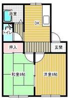 コーポ旭ヶ丘の間取り