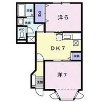 山口県下松市瑞穂町4(アパート)の賃貸物件の間取り