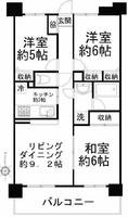 神奈川県川崎市川崎区殿町1(マンション)の賃貸物件の間取り
