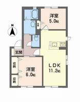 リヴェール西山 C棟の間取り