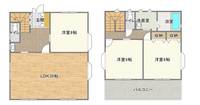 静岡県浜松市中央区若林町(一戸建)の賃貸物件の間取り
