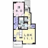 アーバンハイム Aの間取り