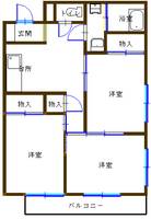 グリーンプラトーA棟の間取り