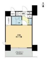 神奈川県平塚市老松町(マンション)の賃貸物件の間取り