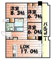 物件の間取り画像
