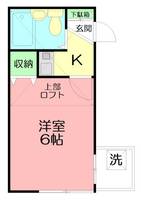 神奈川県横浜市戸塚区戸塚町(アパート)の賃貸物件の間取り