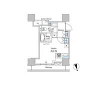 ベルファース芝浦タワーの間取り