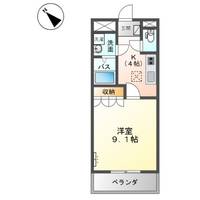 岡山県倉敷市西阿知町西原(マンション)の賃貸物件の間取り