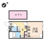 レオパレス道意1号の間取り