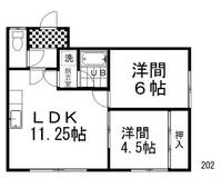 コーポ高橋(厚岸)の間取り