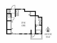 東京都世田谷区代沢4(アパート)の賃貸物件の間取り