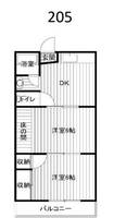 八雲ハイツの間取り