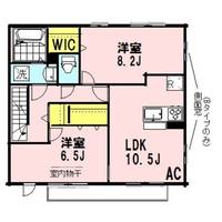 東京都町田市西成瀬3(アパート)の賃貸物件の間取り