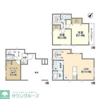 埼玉県さいたま市浦和区領家6(一戸建)の賃貸物件の間取り