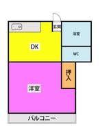 第二松田マンションの間取り
