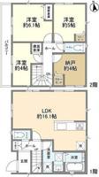 物件の間取り画像