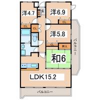 物件の間取り画像