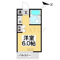 愛知県名古屋市瑞穂区洲山町1(マンション)の賃貸物件の間取り