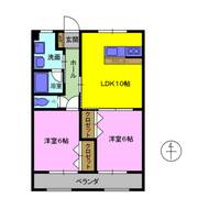 パークタウン畑中NEの間取り