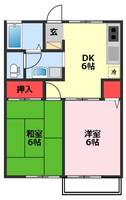 千葉県我孫子市中峠台(アパート)の賃貸物件の間取り