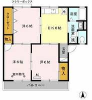 福島県郡山市鶴見坦1(アパート)の賃貸物件の間取り