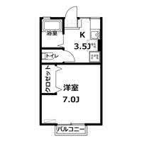 シティハイムオオクボの間取り