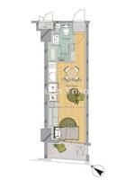 神奈川県横浜市西区平沼1(マンション)の賃貸物件の間取り