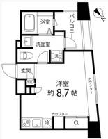 東京都文京区本駒込2(マンション)の賃貸物件の間取り