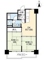 UR玉串西の間取り