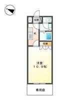 神奈川県藤沢市並木台2(アパート)の賃貸物件の間取り