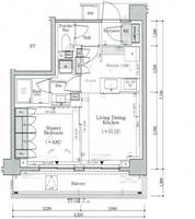 東京都大田区蒲田1(マンション)の賃貸物件の間取り