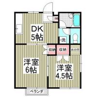 栃木県宇都宮市岩曽町(アパート)の賃貸物件の間取り