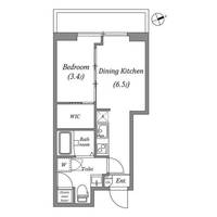 東京都港区芝3(マンション)の賃貸物件の間取り