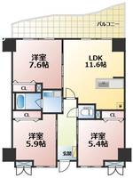 カゼマチテラスの間取り