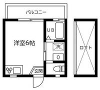 神奈川県横浜市旭区二俣川1(アパート)の賃貸物件の間取り