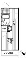 東京都世田谷区成城3(アパート)の賃貸物件の間取り