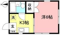 あせび西館の間取り
