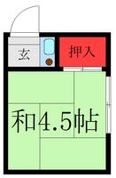 東京都文京区本駒込4(アパート)の賃貸物件の間取り
