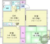 レクサス南光台1の間取り