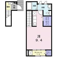 栃木県宇都宮市宝木本町(アパート)の賃貸物件の間取り