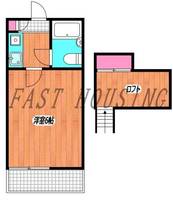 東京都世田谷区大原1(アパート)の賃貸物件の間取り