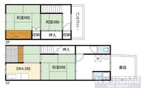 大阪府大阪市城東区鴫野東3(一戸建)の賃貸物件の間取り