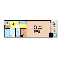 愛知県名古屋市熱田区伝馬1(マンション)の賃貸物件の間取り
