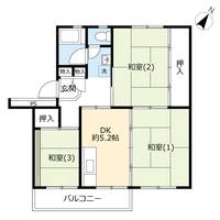 UR西上尾第一の間取り