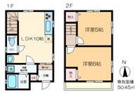 東京都葛飾区東新小岩6(一戸建)の賃貸物件の間取り