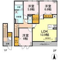 物件の間取り画像