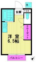 東京都渋谷区初台1(マンション)の賃貸物件の間取り