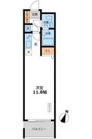 東京都目黒区目黒4(マンション)の賃貸物件の間取り