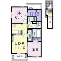 ル・シエル Aの間取り